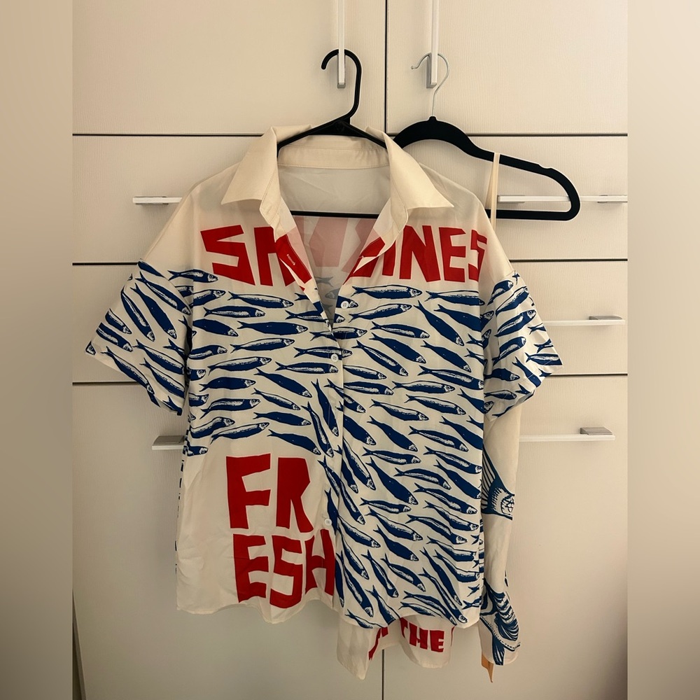 Fresh Sardines Graphic Dress, Shirt, & Shorts! 3 Piece Set!